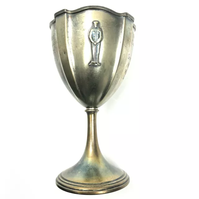 1925 Woodmen Of The World W.O.W. Trophy Award Solid Sterling Silver Cup 183.6g 2