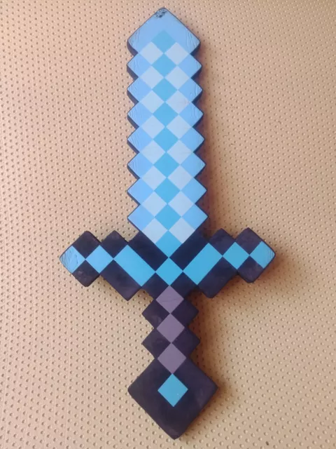 Espada Minecraft de Espuma Versión Diamante Turquesa - Xpixel