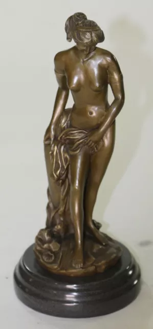 Alte Griechische Venus Aphrodite Bronze Skulptur Göttin der Liebe Und Schönheit