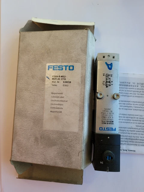 FESTO VSVA-B-M52-MZD-A1-1T1L 539159 5/2 Voies Vanne Magnétique - Neuf Ovp Envoi