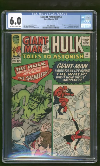 Tales To Astonish #62~Marvel 1964~CGC 6.0~1st Appearance Leader~New Wasp Costume