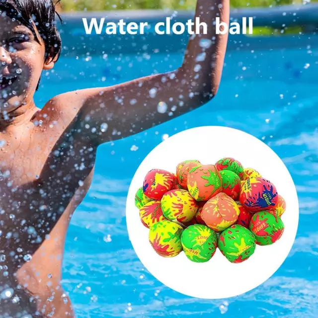 12Pcs Water Bomb Balls Reusable Water Bouncing Balls for Water Party Activities