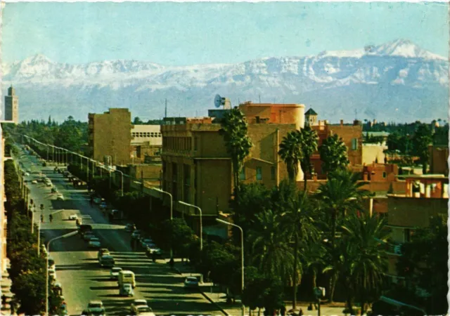 CPM Marrakech- Gueliz l'Avenue Mohammed V. MAROC (880572)