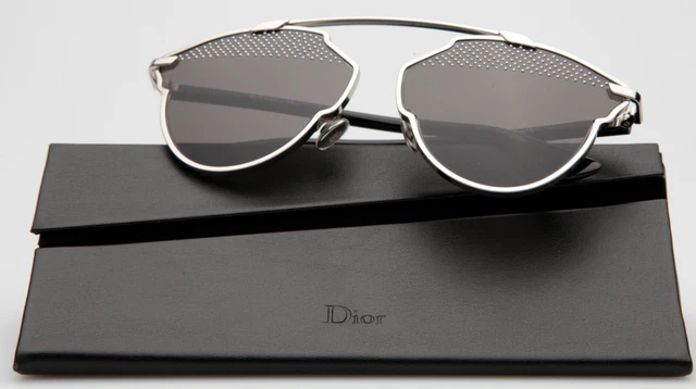 NEW CHRISTIAN DIOR DiorSoRealS 84JNR Palladium Black Sunglasses 59