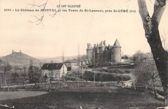 le château de MONTAL et les tours St Laurent, près de CERE