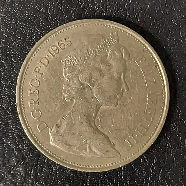 1968 Great Britain 10 New Pence - World Coin