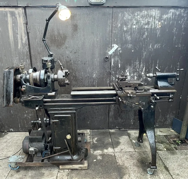 VINTAGE METAL CUTTING Lathe (Ehrlich German Lathe???) 389.69 PicClick