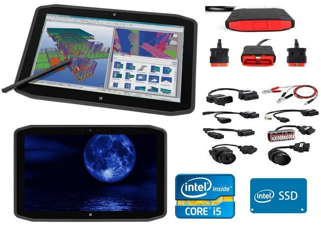 Valise Diagnostique Automobile Multimarque Durci I5 Ssd 2021