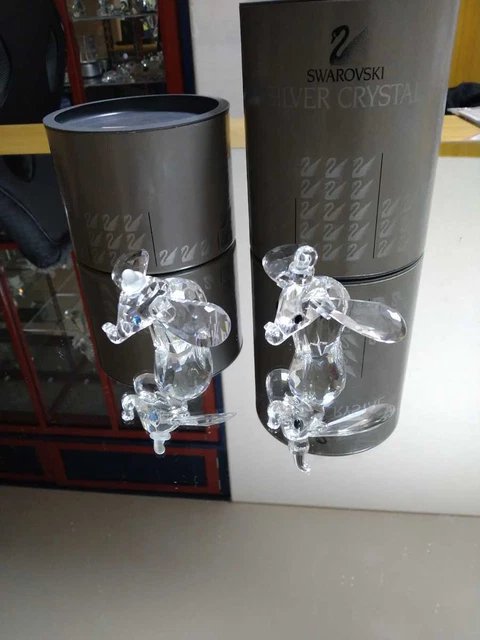 3000 Limited Works Swarovski Black Dumbo Blue Disney Crystal Ornament Elephant O