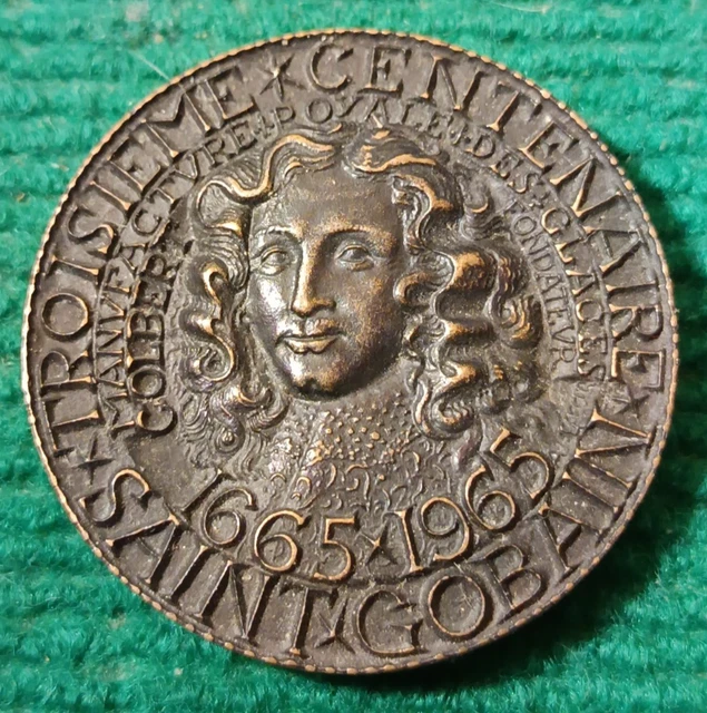 MÉDAILLE DE TABLE Marine Nationale trident Ecole des torpilleurs Bronze