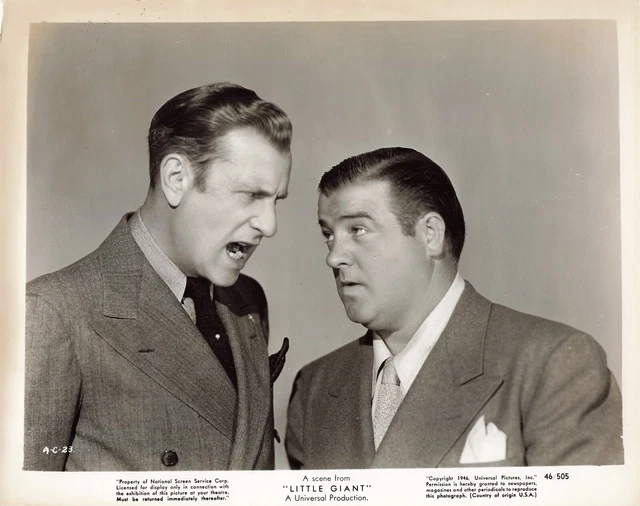Bud Abbott Lou Costello 1946 Movie Photo Little Giant Vacuum a*P133a Bud Abbott Lou Costello 1946 Movie Photo Little Giant Vacuum a*P133a