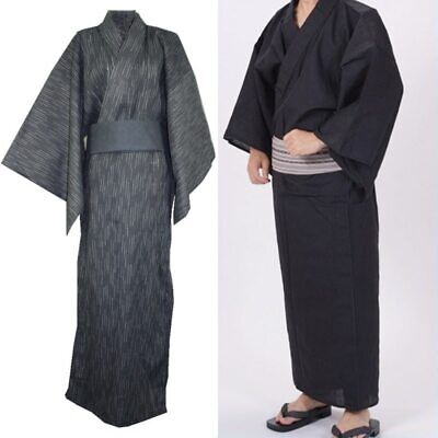 2022 Japanese traditional men's kimono bathrobe Yukata 100% cotton bathrobe