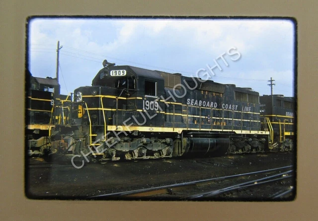 Original '73 Kodachrome Slide SCL Seaboard Coast Line 1909 SD35 Atlanta    38Y47