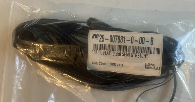 DIEBOLD 29-007831-0-00-B Belt, Flat, .250 Semi Stretch 29-007831-000B NOS