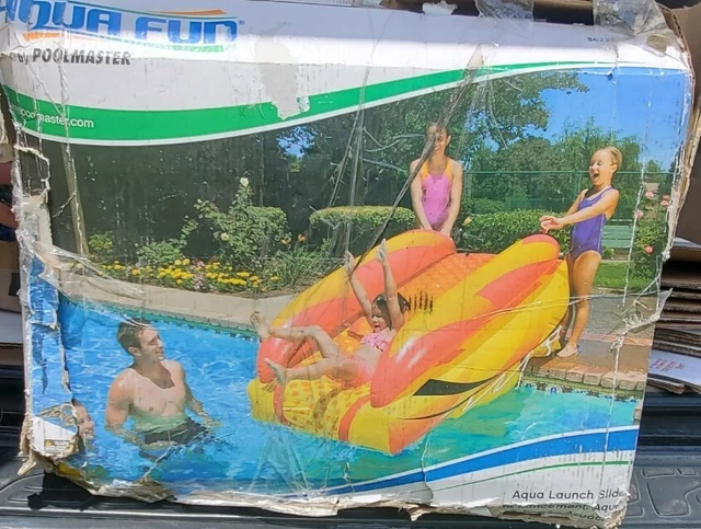 Kids POOL Inflated Water toy SUMMER Outdoor Swimming Aqua Launch Slide family