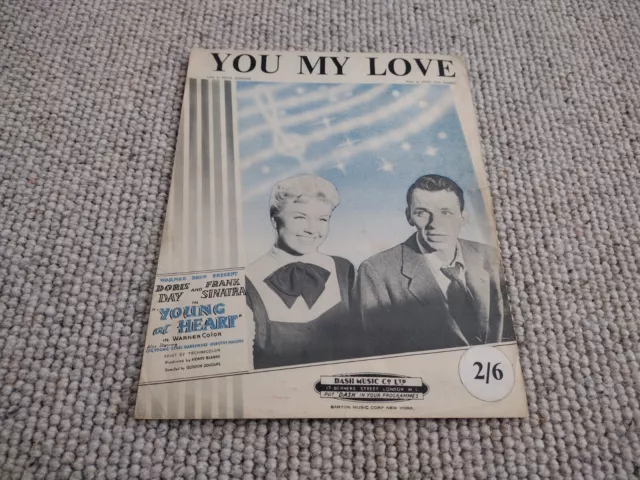 Doris Day & Frank Sinatra - You My Love - Original -Sheet Music