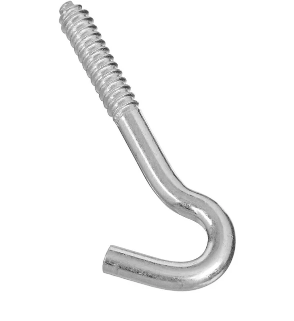 (2pk) National Hardware 3/8 x 4-1/2 - 2154 HD Screw Hooks - Rated 290Lb SWL