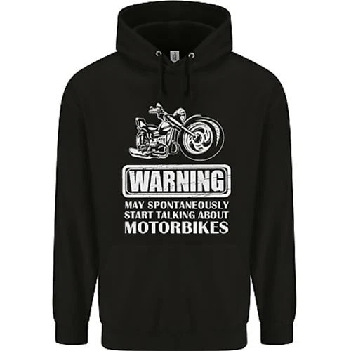 Start Talking About Motorbikes Funny Biker Childrens Kids Hoodie