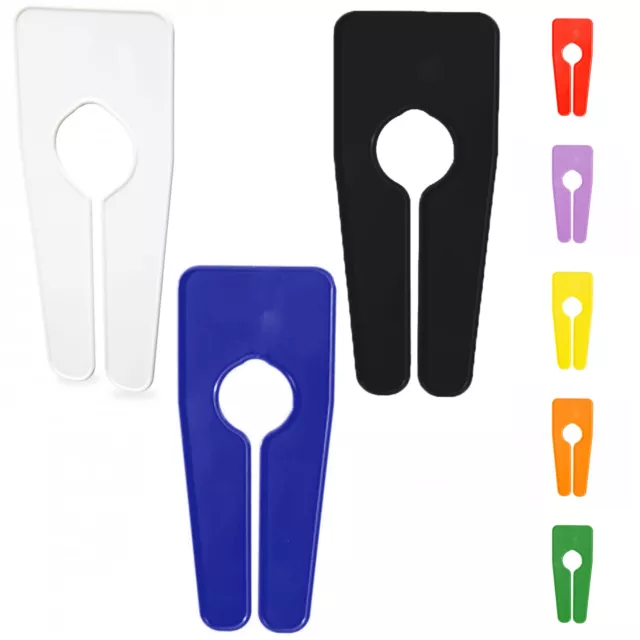 Set Of 8 Plain Garment Clothes Fashion Rail Dividers Of Popular Multiple Colours