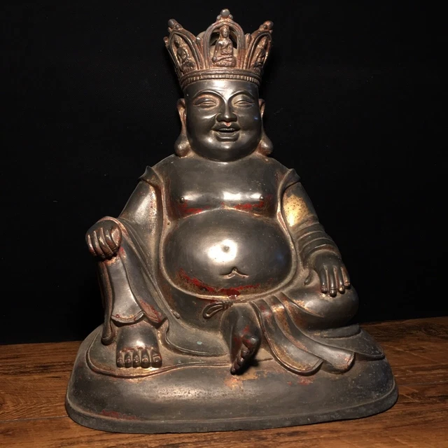 Chinese Exquisite Handmade Buddha Bronze Statue