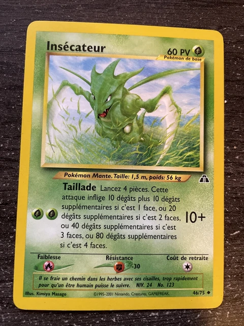 Insecateur Unco - Pokémon 46/75 Neo Discovery Proche Du Neuf/Nm