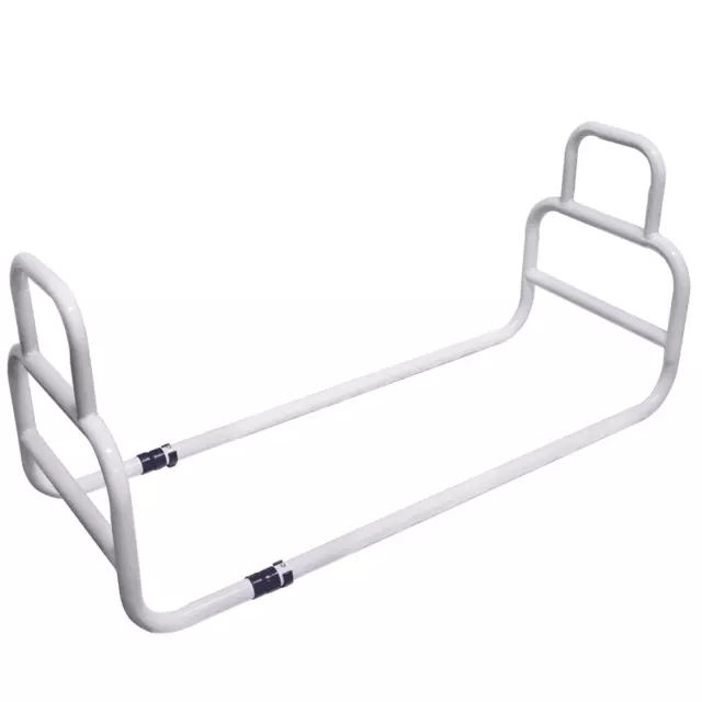 Solo Bedstick Rail Handle Assist Transfer Mobility Adjustable Aid Bed Rail White