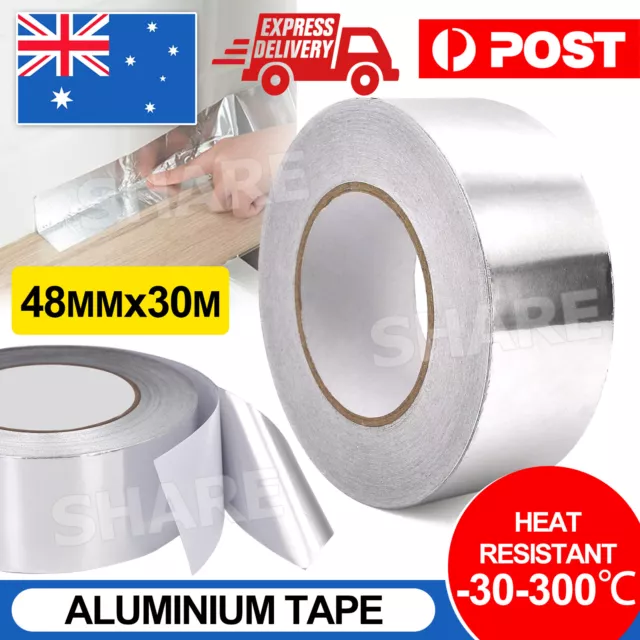 Aluminium Foil Adhesive Sealing ExhaustPipe Tape Cool Heat Insulation