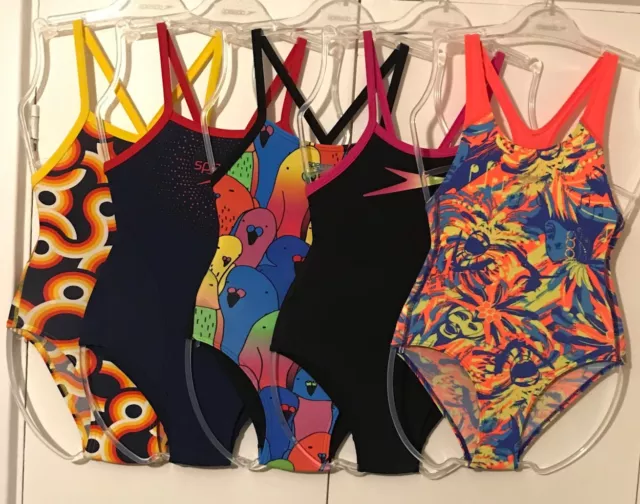 New Speedo Endurance Girls Swimsuit 6 Yrs / 8 Yrs / 10 Yrs / 14 Yrs