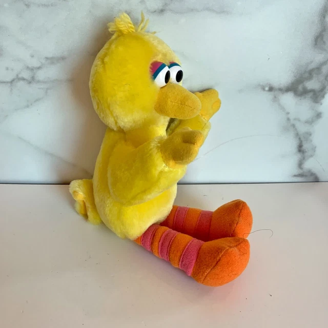 Mattel Fisher-Price Plush Sesame Street Big Bird 9" Muppets Yellow 2000 Vintage 6