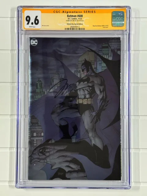 Batman #608 (2023 DC Comics) Signed Jim Lee Foil Variant CGC 9.6