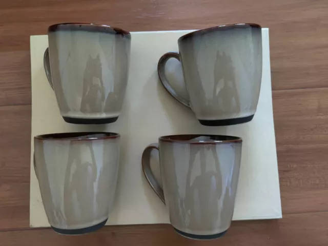 4x Sango nova brown 4933 mugs