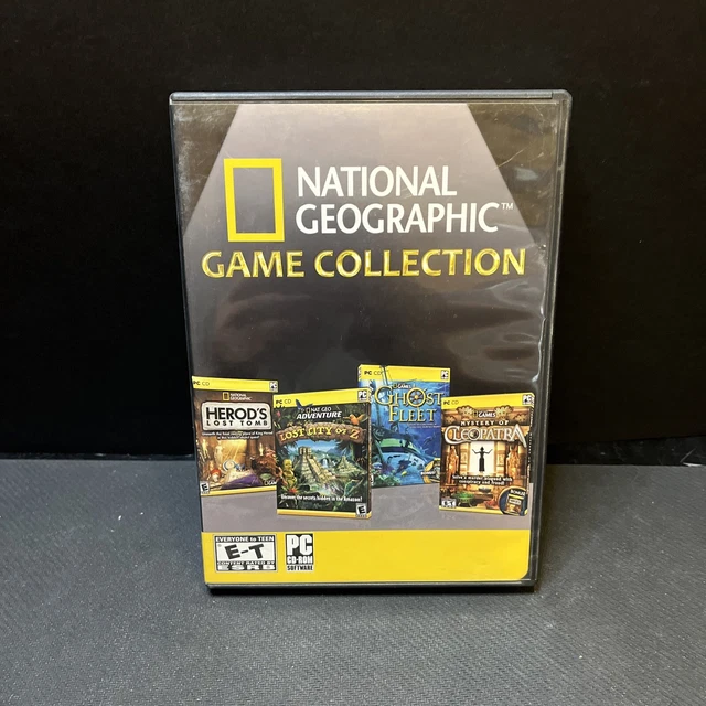 NATIONAL GEOGRAPHIC GAME Collection (4 Games) (PCCD, 2010) 3.50