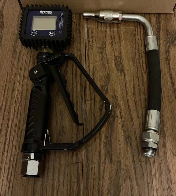 USEDLUBEWORKS OIL CONTROL Valve Digital Meter Dispensing Nozzle 10GPM