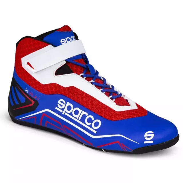 Sparco Karting Kart Racing Auto Shoes K-RUN blue red - size 42