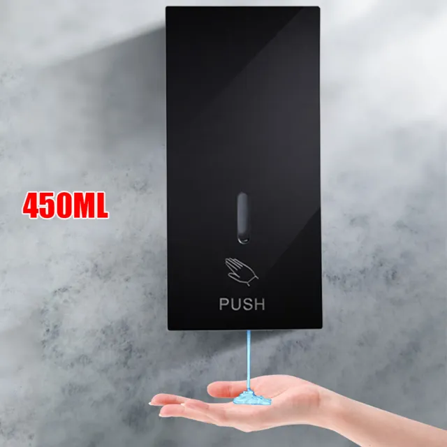 Dispensador de jabón líquido champú de ducha prensado manual 450 ml montado en pared duradero