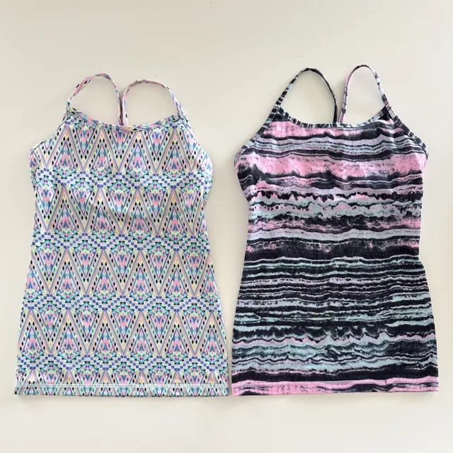 IVIVVA By Lululemon Bra Cami / Tank Top Set, Size 10 Girls : Lot of 2