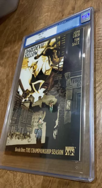 Daredevil Yellow #1 Marvel Comics Comic Book 1 2001 CGC 9.6  NM+ WHITE Pages