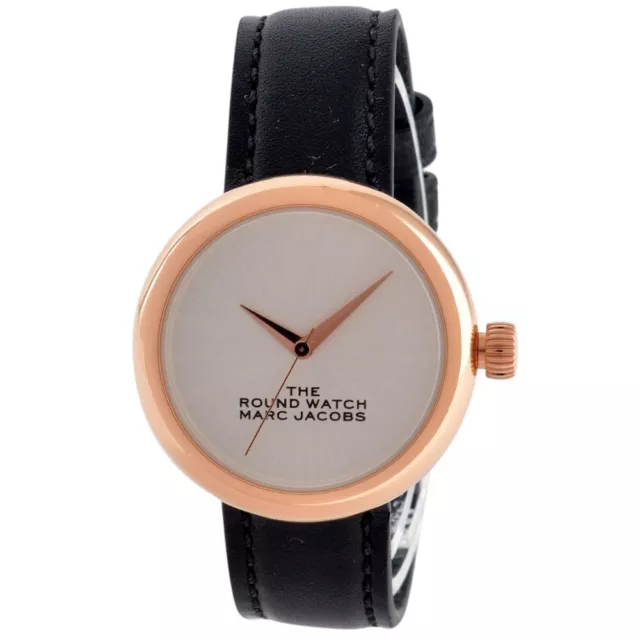 NEW Marc Jacobs The Round Watch Women's Rose Gold/Silver MJ0120179283 MSRP $275