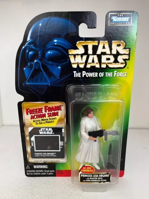Star Wars Power Of The Force Freeze Frame Princess Leia Organa Action Figure