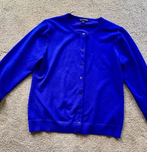 Cable & Gauge Button Down Cardigan Sweater Size XL