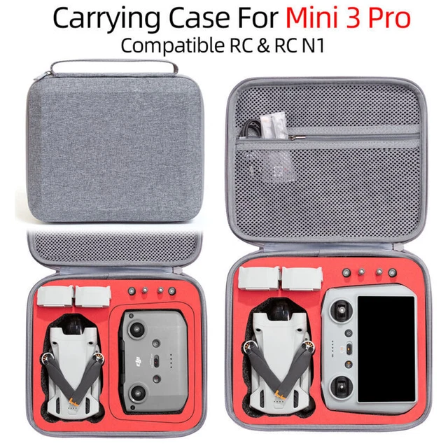 Portable Carry Case For DJI Mini 3 PRO Drone Control  Accessories Storage Bag Gr