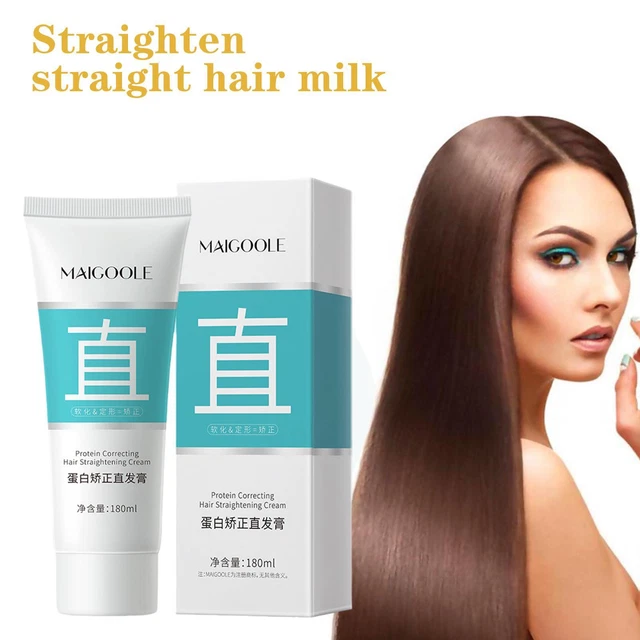Crema alisadora de cabello correctora de proteína queratina nutrición cabello U8B1