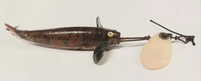 A SCARCE EARLY Vintage Glass Eyed Norwich Spool Lure (6 Cusp Eye) £45.99 - PicClick  UK
