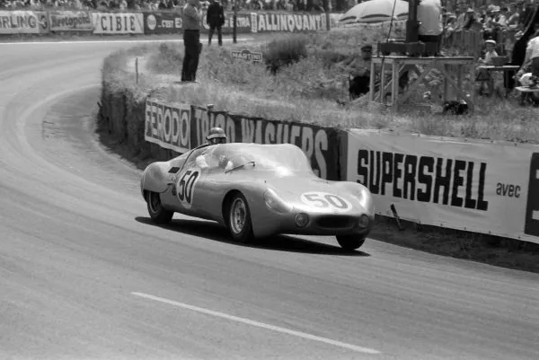 Paul Armagnac & Gerard Laureau Rene Bonnet Djet Spider Le Mans 1962 Old Photo 9