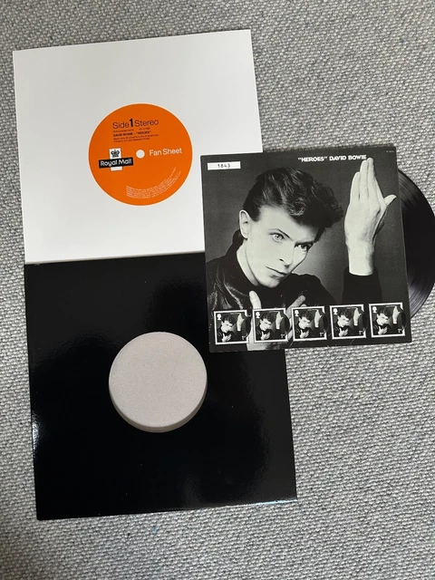 ROYAL MAIL FAN Sheet With Stamps Mint - David Bowie (Heroes) £6.49  