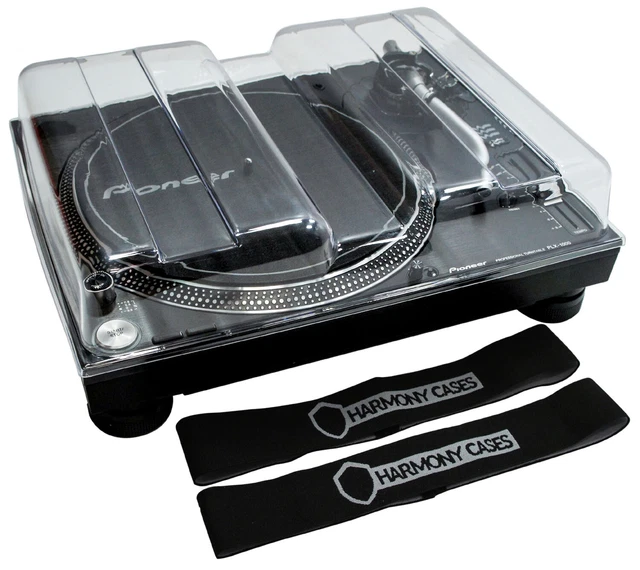 Harmony HC-DC3 Plastic DJ Case Saver Cover for Technics SL-1200 Turntable Deck 3
