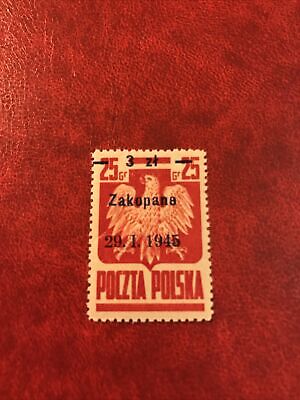 1945 francobolli Polonia MHM la liberazione della città polacca