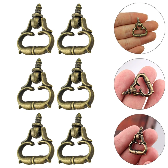 10 Pcs Mini Cabinet Handle Cupboard Puller Grips Wardrobe Handles Bars Drawer