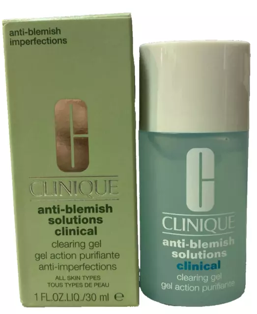 Clinique Acne Solutions Clinical Clearing Gel 1 fl. oz. New in Box