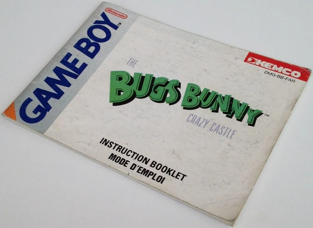 Jeu Bugs Bunny Crazy Castle Pour Game Boy - Version Complète Avec Boîtier De Protection, Testé